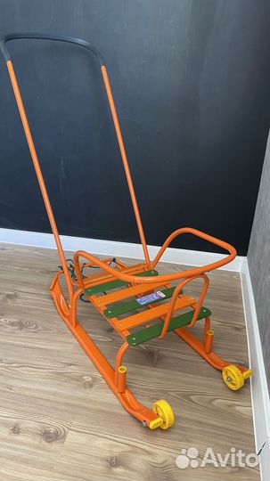 Санки с колесами