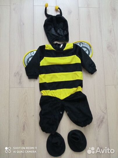 Новогодний костюм Пчелёнка/Пчёлки на 1-1,5 года