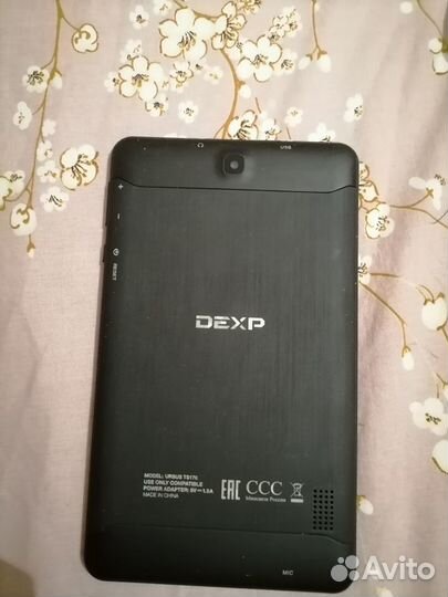 Планшет dexp ursus TS170