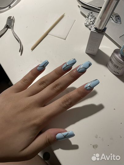 Маникюр/наращивание на дому