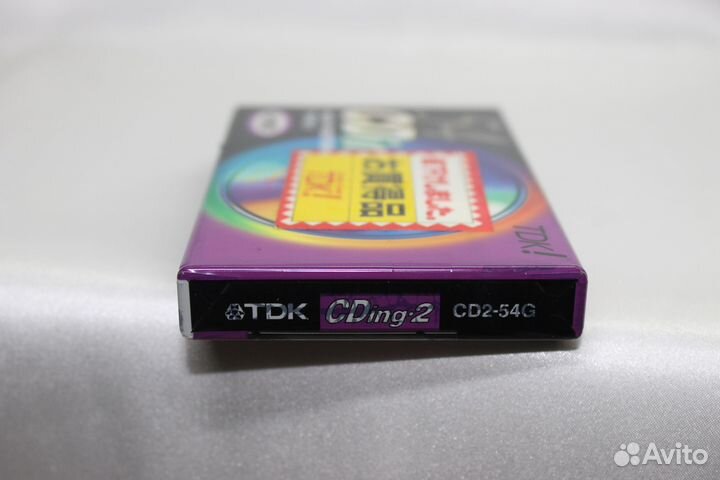 Аудиокассета TDK CDing-2 54.TypeII.Запечатанная