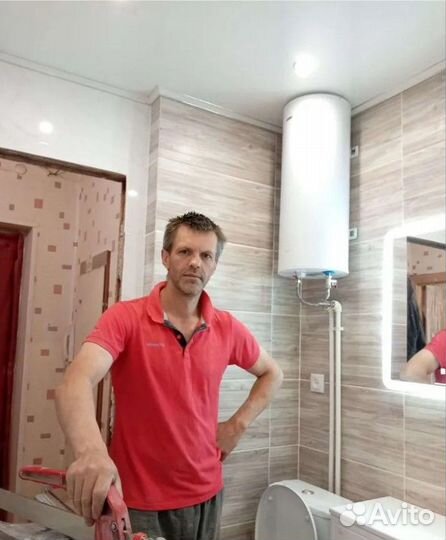 Плиточник. Ремонт ванной. Укладка плитки100