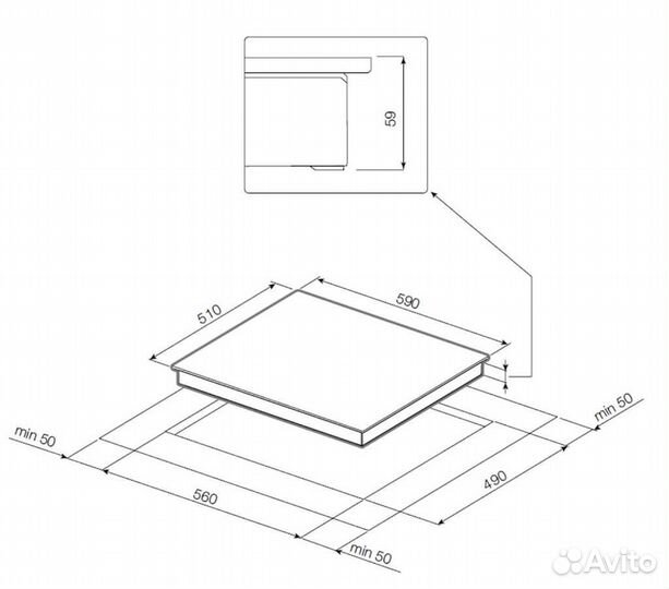 Газовая варочная панель graude GSK 60.0 S