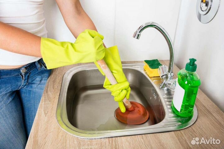 Прочистка канализации.Устранение засоров 24/7