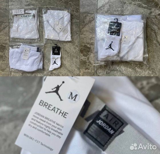 Рашгард комплект 3в1 Jordan M,L,XL,2XL,3XL