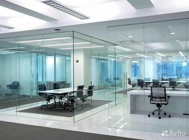 Перегородка стекло для офиса от производителя