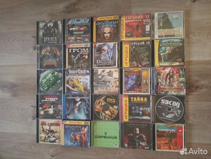 Компьютерные игры диски для пк PC часть 1