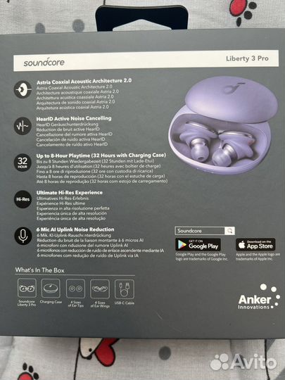 Наушники беспроводные soundcore Liberty 3 Pro