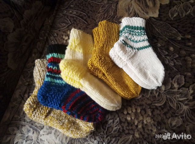 Носочки детские вязаные