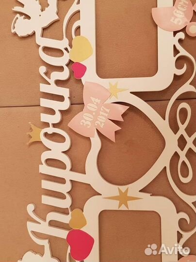 Фоторамка именная