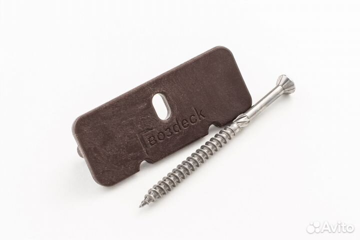 Скрытый крепеж для террасной доски Гвоздек Терра