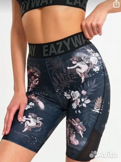Спортивный костюм топ + велосипедки eazyway