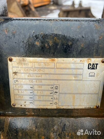 Ковш 800мм на CAT 444 / 434 / 428 оригинальный