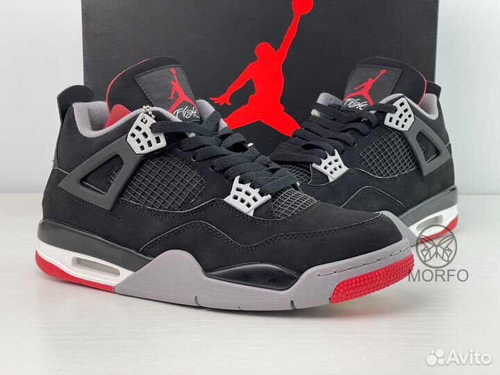 Кроссовки nike Air Jordan 4 Retro OG Bred