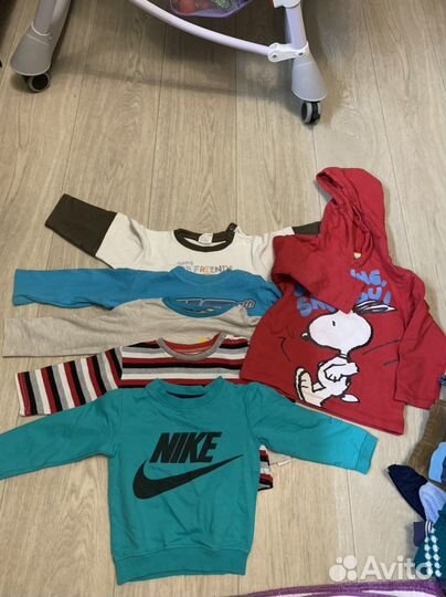 Большой пакет детских вещей на мальчика 74-92