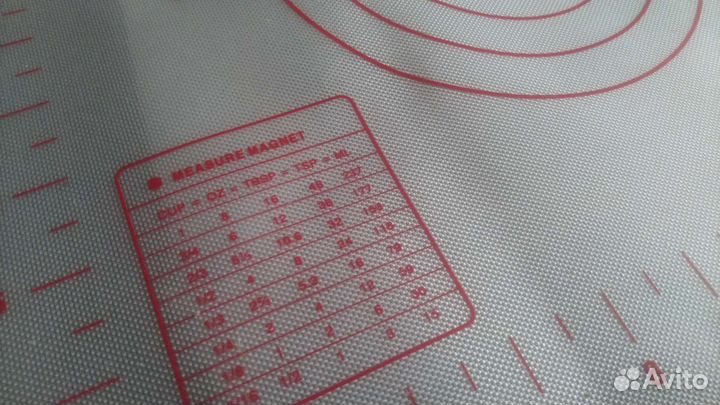 Силиконовый коврик выпечки теста