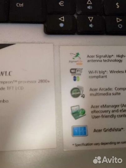 Ноутбук Acer aspire