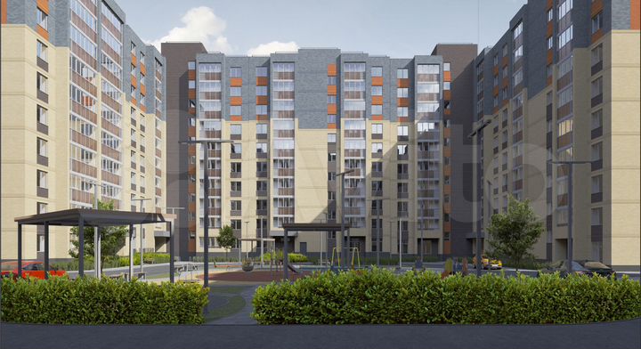 2-к. квартира, 53,3 м², 8/10 эт.