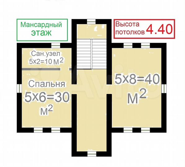 Коттедж 234 м² на участке 15 сот.