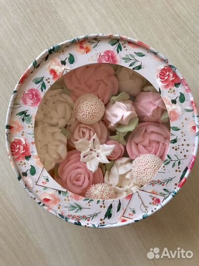 Цветы из зефира