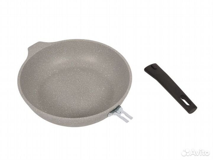 Сковорода с антипригарным покрытием со стеклянной