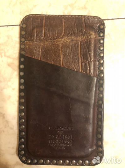 Кожаный чехол для телефона Campomaggi