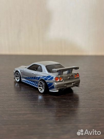 Hot wheels Nissan skyline GT-R (BNR34)