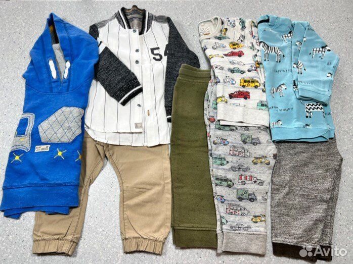 Пакет вещей next, hm, mothercare 12-18 мес