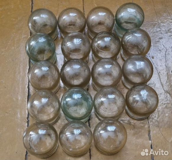 Банка медицинская вакуумная стеклянная