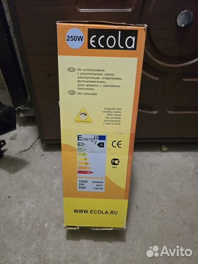 Лампа энергосберегающая Ecola U 250W 8U Large powe