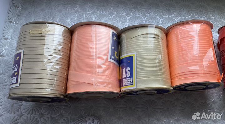 Косая бейка атласная