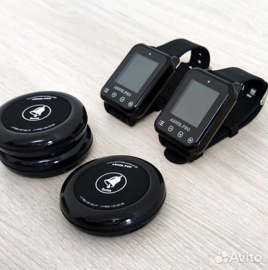 Система вызова официанта/персонала кнопка и часы