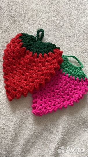 Прихватки вязаные