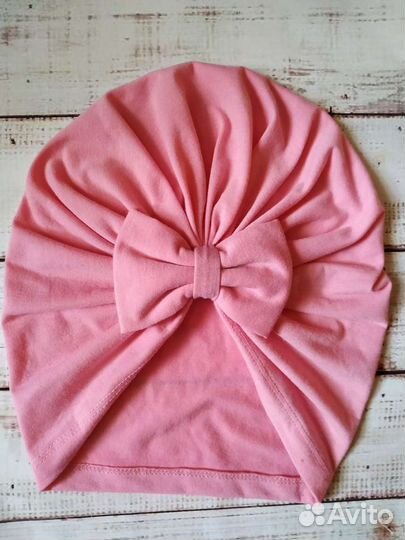 Шапочка чалма (тюрбан) для девочек
