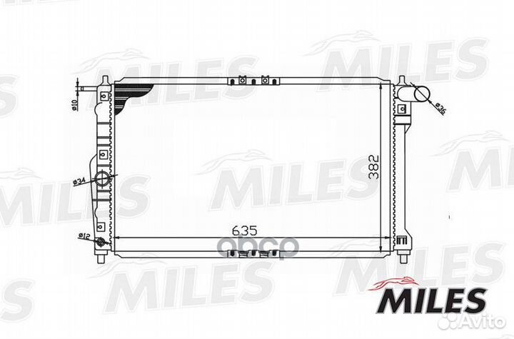 Радиатор охлаждения acrm001 Miles