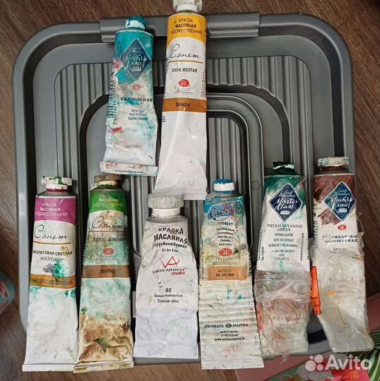 Краски масляные художественные