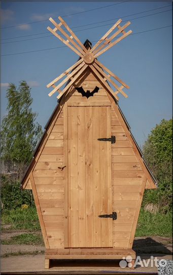 Дачный туалет с установкой