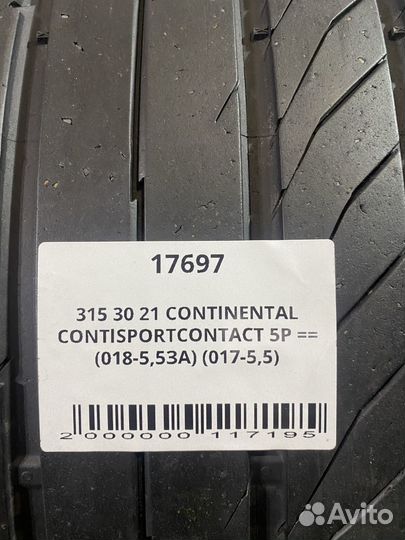 Continental ContiSportContact 5P 315/30 R21