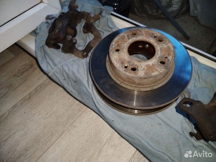 Задние тормоза аккорд 7