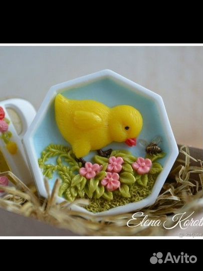 Пасхальное мыло ручной работы