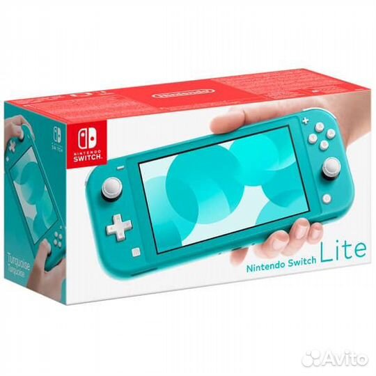 Nintendo Switch Lite Бирюзовый + 128GB Карта бу