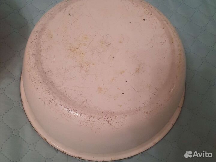 Эмалированная советская СССР посуда кастрюля чаша