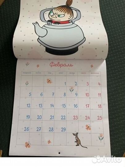 Календарь Moomin Муми Тролли новый 2024