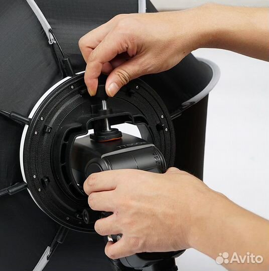 Складной октобокс для накамерных вспышек 55 см