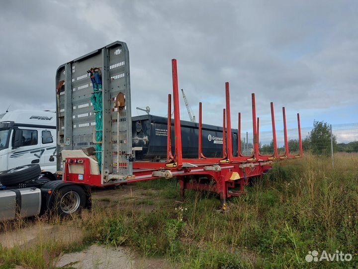 Полуприцеп лесовоз (сортиментовоз) Meusburger Новтрак SW-240H, 2018