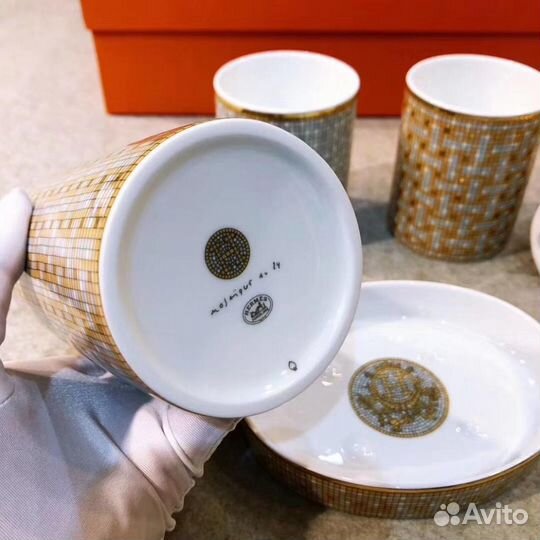 Набор фарфоровый для ванной Hermes Mosaique au 24