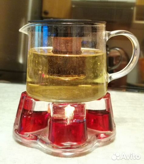 Подставка для подогрева чайника в форме сердец