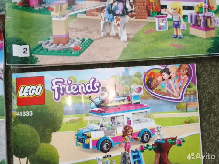 Конструкторы lego Friends 4 шт. Оригинал +1аналог