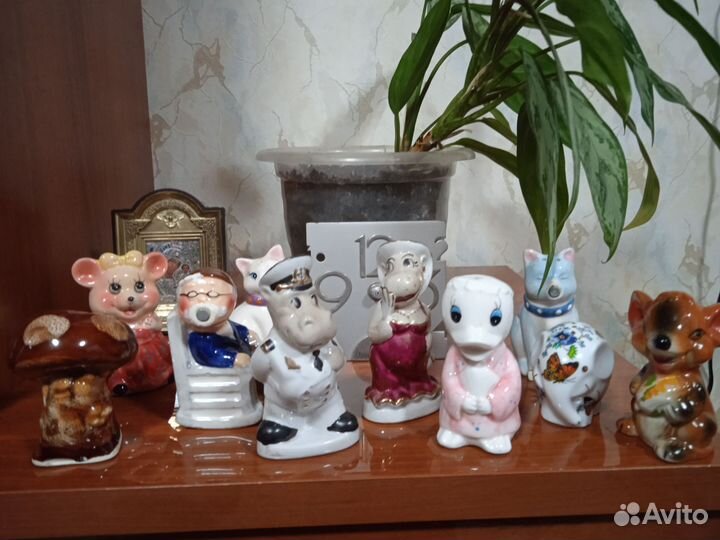Фигурки животных ёмкости для специй СССР