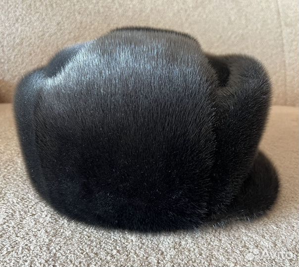 Норковая шапка мужская